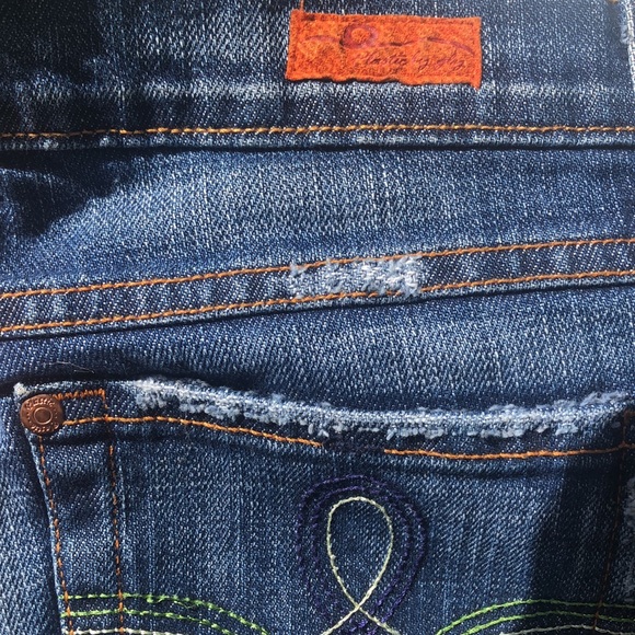 Plastic Brand ~ Flare Leg Jeans - Picture 1 of 14